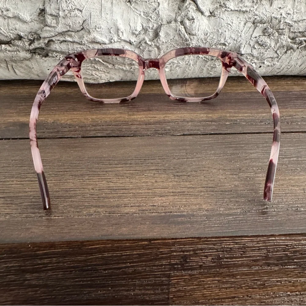Pink & Brown Tortoiseshell Fashion Glasses PL 0 Strength NWOT